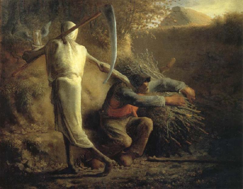 Jean Francois Millet Death and the woodcutter
